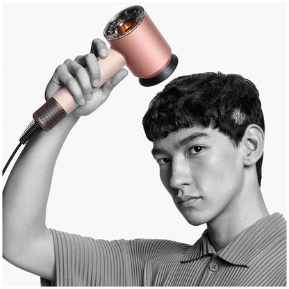 Dyson Supersonic Nural Ceramic Pink And Rose Gold Hair Dryer 598979-01 | Scalp Health Protection, Fast Drying, Intelligent Styling