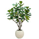 CGH Artificial Fiddle Leaf Fig Tree 2.4M Lifelike Realistic Appearance High-Quality Artisan Planter Indoor Use – view 3