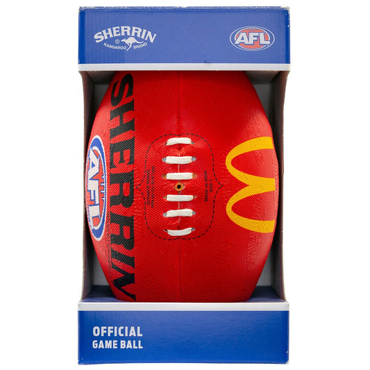 Sherrin AFL Replica All Surface Football Size 5 Red – view 2