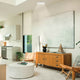 Brilliant 22.5cm Plug-In DIY Tri-Colour LED Oyster Ceiling Light - Energy Efficient - Multi Fit