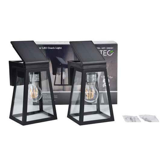 Lutec Solar LED Coach Light 2 Pack 6990905012 – view 2