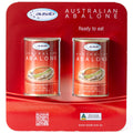 Ausab Australian Canned Abalone Twin Can Capacity 425g in Brine