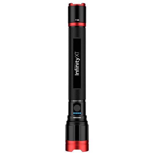 Infinity X1 5000 Lumen Dual Power Focusing Flashlight with USB Ports, Rechargeable Battery, Twist-to-Focus Beam, Aircraft Grade Aluminium Body – view 2