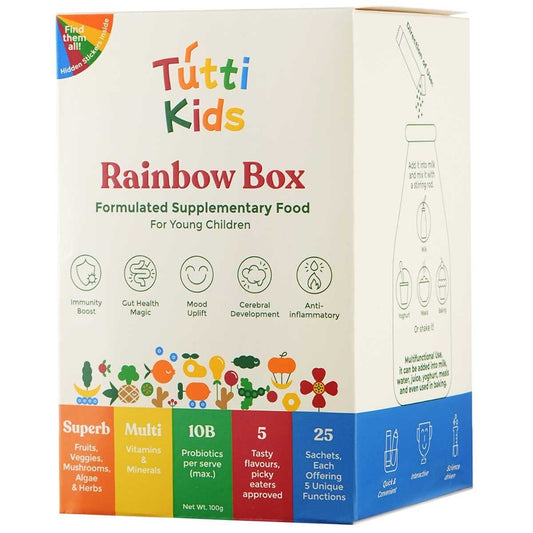 Tutti Kids Rainbow Box 25 Sachets x 4g – view 2 - Auzzistore