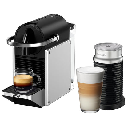 De'Longhi Nespresso Pixie EN127.SAE Coffee Machine with Aeroccino3 - Compact Design, Fast Brewing, Espresso & Cappuccino Maker