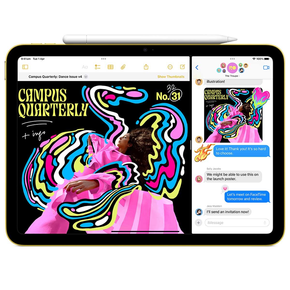 Apple iPad 11 Inch A16 512GB Yellow