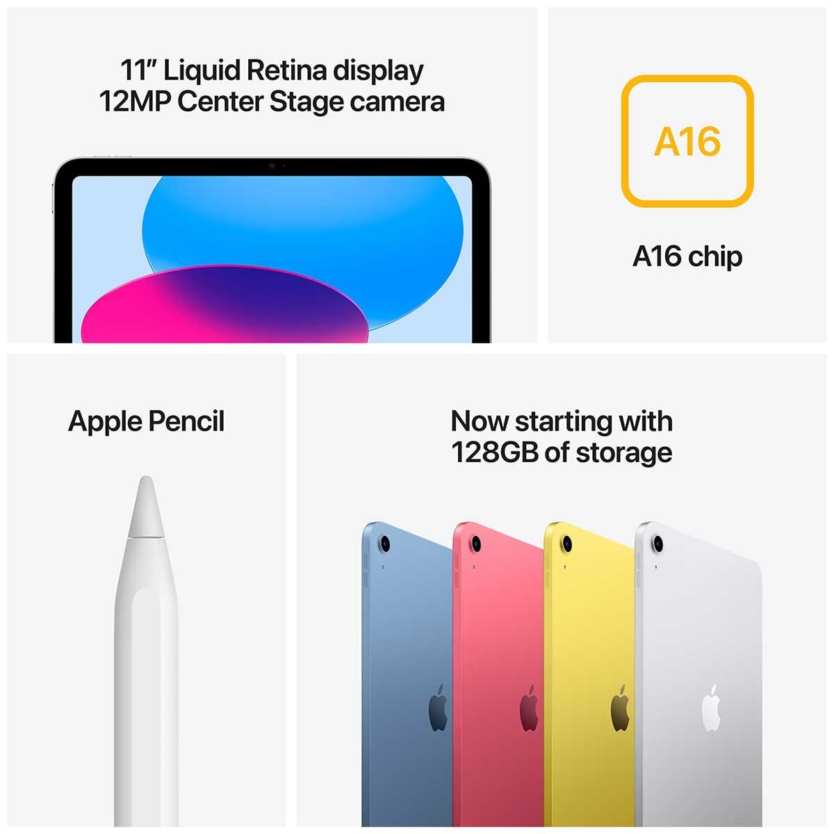 Apple iPad 11 Inch A16 512GB Yellow