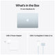 Apple MacBook Air 13 Inch M4 Chip 10 Core CPU 10 Core GPU 16GB 512GB SSD Sky Blue Liquid Retina Display 18H Battery Life Thunderbolt 4 Ports MagSafe Charging Port Headphone Jack Wi-Fi 6E Bluetooth 5.3 – view 11