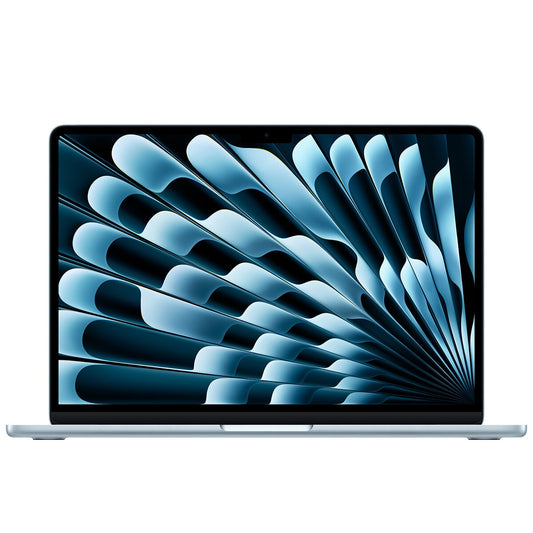 Apple MacBook Air 13 Inch M4 Chip 10 Core CPU 10 Core GPU 16GB 512GB SSD Sky Blue Liquid Retina Display 18H Battery Life Thunderbolt 4 Ports MagSafe Charging Port Headphone Jack Wi-Fi 6E Bluetooth 5.3 - Auzzistore