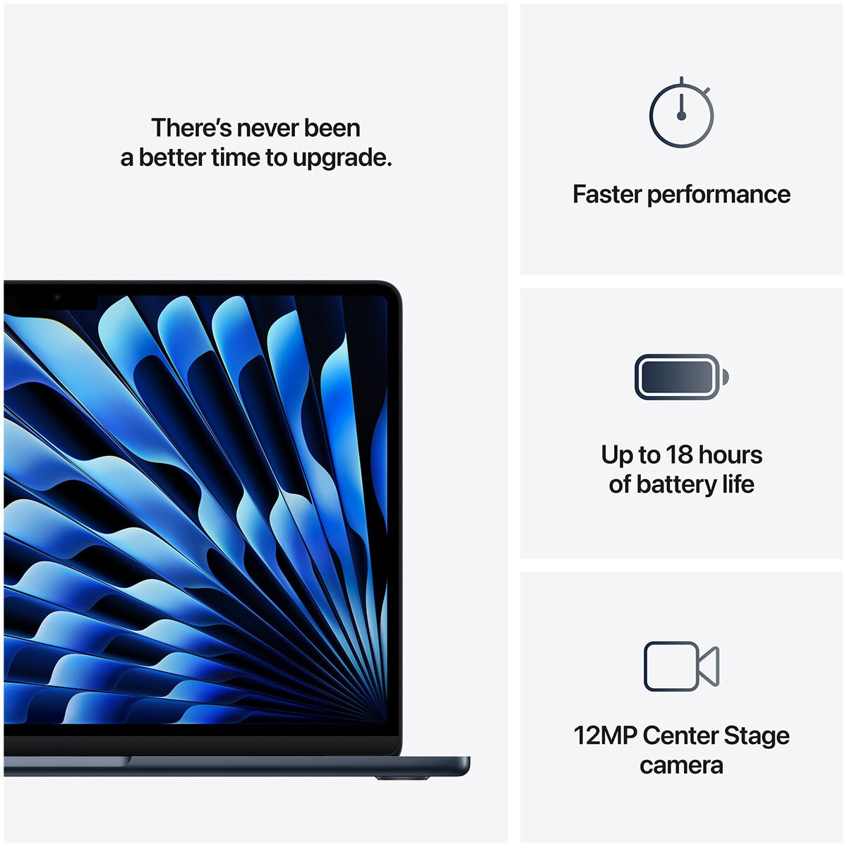 MacBook Air 13 Inch Apple M4 Chip With 10 Core CPU And 8 Core GPU 16GB 256GB SSD Midnight