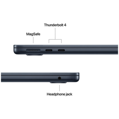 MacBook Air 13 Inch Apple M4 Chip With 10 Core CPU And 8 Core GPU 16GB 256GB SSD Midnight