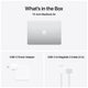 Apple MacBook Air 13 Inch M4 Chip 10 Core CPU 10 Core GPU 16GB 512GB SSD Silver Liquid Retina Display 18hr Battery Life Thunderbolt 4 Ports – view 11