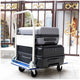 Folding Platform Trolley 150kg with Durable Steel Platform, Non-Slip PVC Covering, TPR Wheels - Ideal for Office, Warehouse, and Garage – view 3