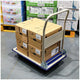 Folding Platform Trolley 150kg with Durable Steel Platform, Non-Slip PVC Covering, TPR Wheels - Ideal for Office, Warehouse, and Garage – view 4