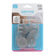 Perma Child Safety Outlet Covers - 35mm x 20mm - Plastic - Clear Design - 24 Pack