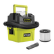 Ryobi 18V ONE+ 4L Wet and Dry Compact Vacuum Tool Only - Lightweight - Portable - IPX4 Water-Resistant