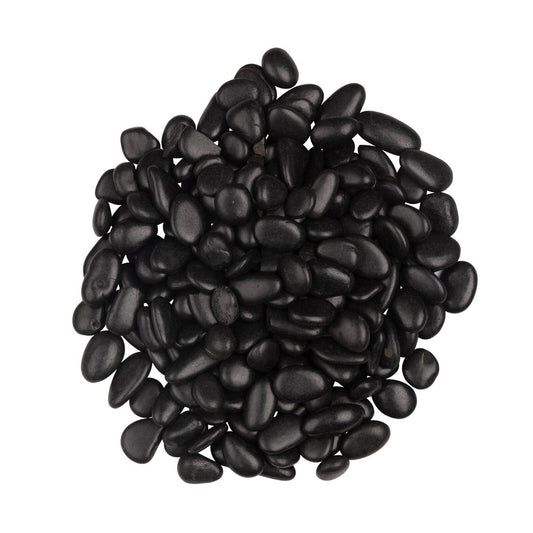 Tuscan Path Decorative Black Pebble 2kg 15-20mm - Weed Control - Indoor/Outdoor - Auzzistore