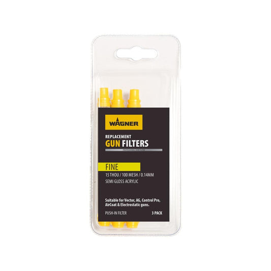 Wagner Yellow Airless Spray Gun Filter 3 Pack Steel Mesh Durable - Auzzistore