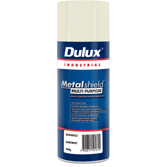 Dulux Metalshield Spray Paint Surf Mist 300g Semi Gloss Durable Finish - Auzzistore