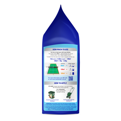 Scotts Lawn Builder Buffalo Lawn Food 4kg Granular Fertiliser 250m²