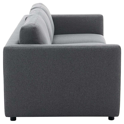 Fresh Industries 3 Seater Fabric Sofa with Loose Seat & Back Cushions, 150 kg Capacity per Seat
