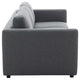 Fresh Industries 3 Seater Fabric Sofa with Loose Seat & Back Cushions, 150 kg Capacity per Seat – view 4