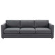 Fresh Industries 3 Seater Fabric Sofa with Loose Seat & Back Cushions, 150 kg Capacity per Seat – view 2