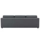 Fresh Industries 3 Seater Fabric Sofa with Loose Seat & Back Cushions, 150 kg Capacity per Seat – view 5