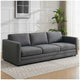 Fresh Industries 3 Seater Fabric Sofa with Loose Seat & Back Cushions, 150 kg Capacity per Seat – view 7