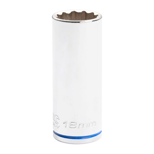 Kincrome 18mm Deep Socket - Chrome Vanadium Steel - Rust Resistant - Auzzistore
