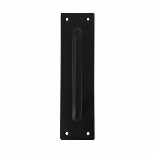 Lemaar D Pull on Plate 250 x 65 x 2mm Black DDA Compliant - Auzzistore