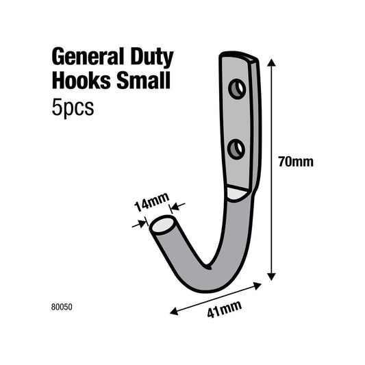 Everhang J Hooks - Small - Zinc Plated - General Duty – view 2