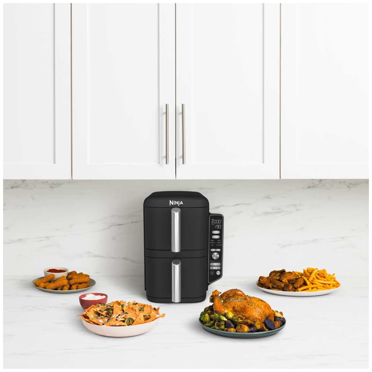 Ninja Double Stack XL Air Fryer 2 Drawer 9.5L SL400ANZ