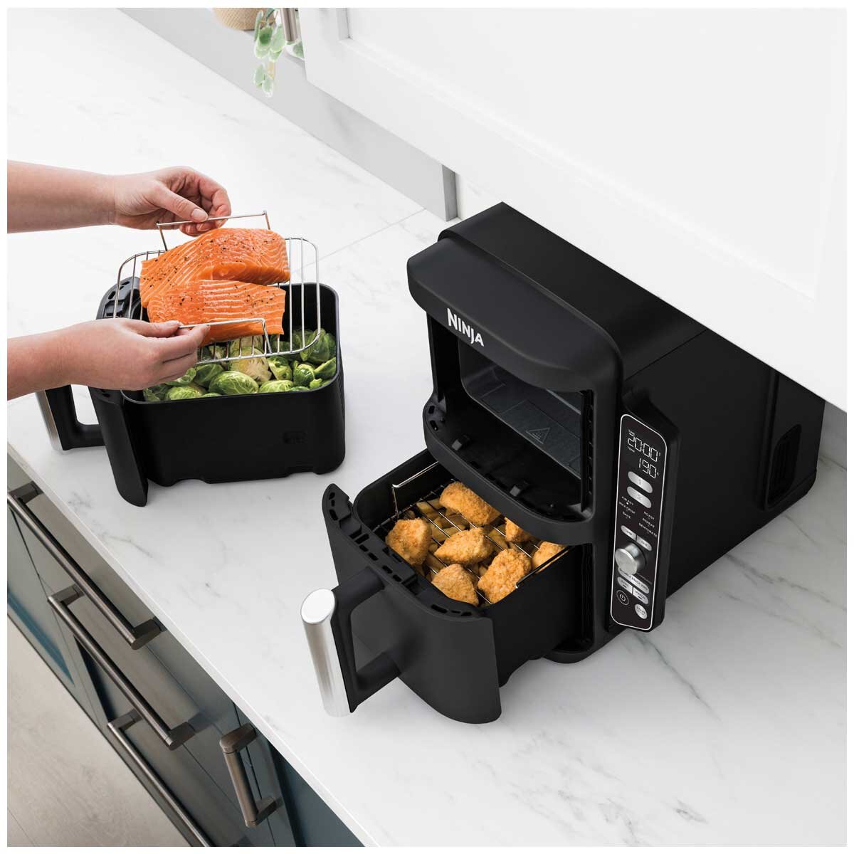 Ninja Double Stack XL Air Fryer 2 Drawer 9.5L SL400ANZ