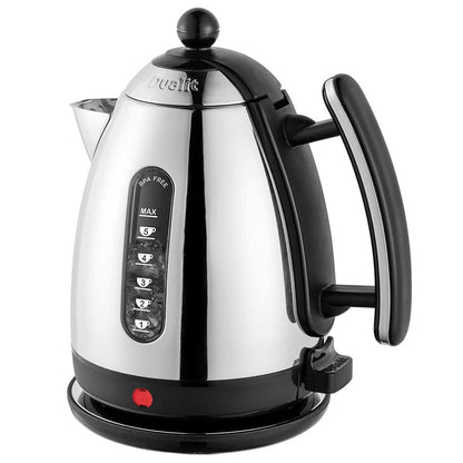 Dualit Lite Jug Kettle DU72040 Black 1.5L Rapid Boil BPA-Free Windows & Spout