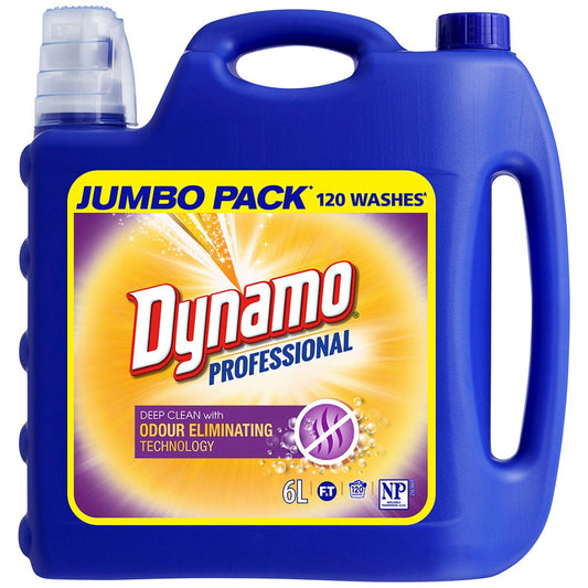 Dynamo Professional Odour Eliminating Laundry Liquid 6 Litre Front and Top Loader
