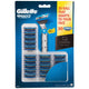 Gillette Mach3 Turbo 20 Count Cartridges - Closer Shave, Long Lasting Lubrication, Skin Guard Fins