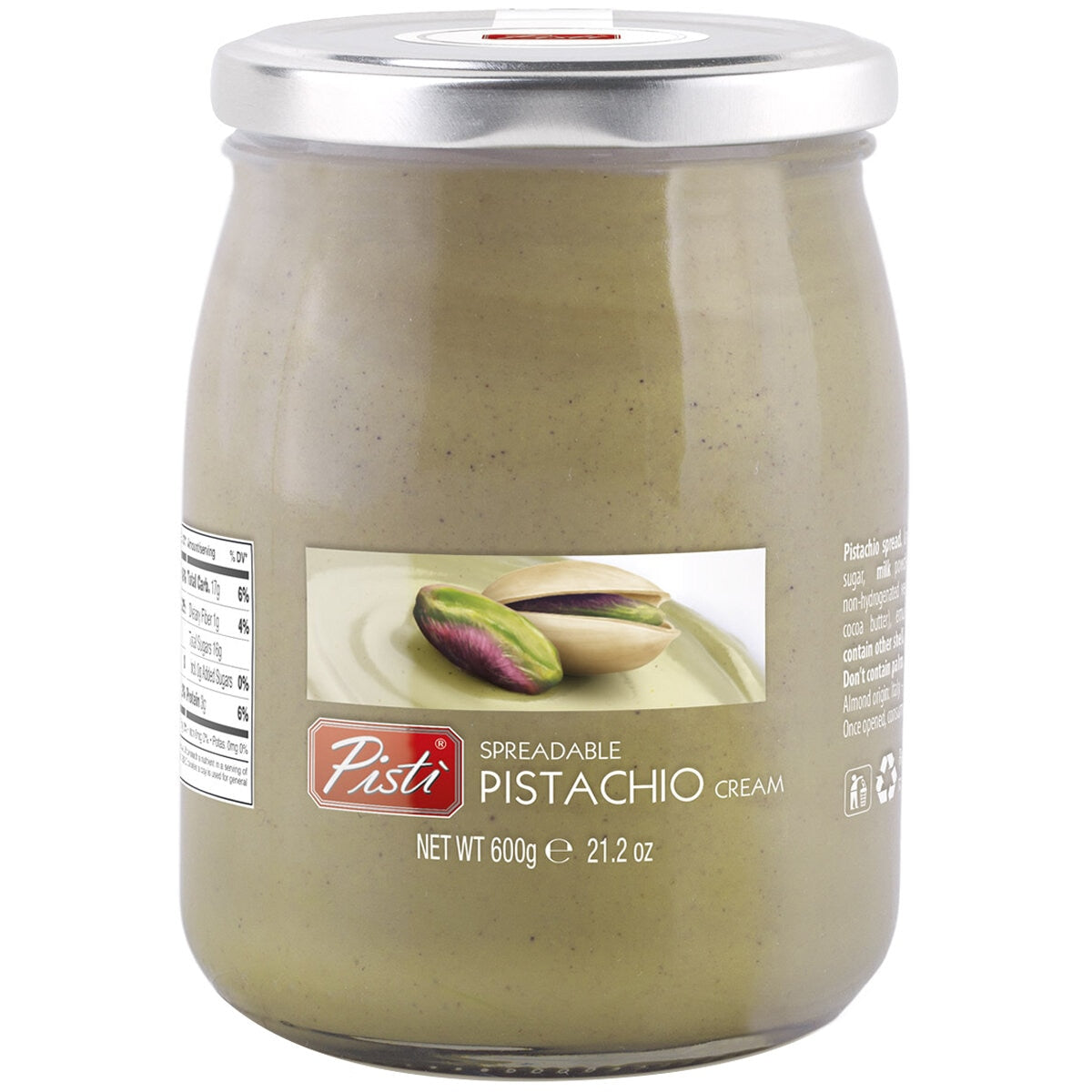 Pisti Pistachio Cream Spread 6x600g
