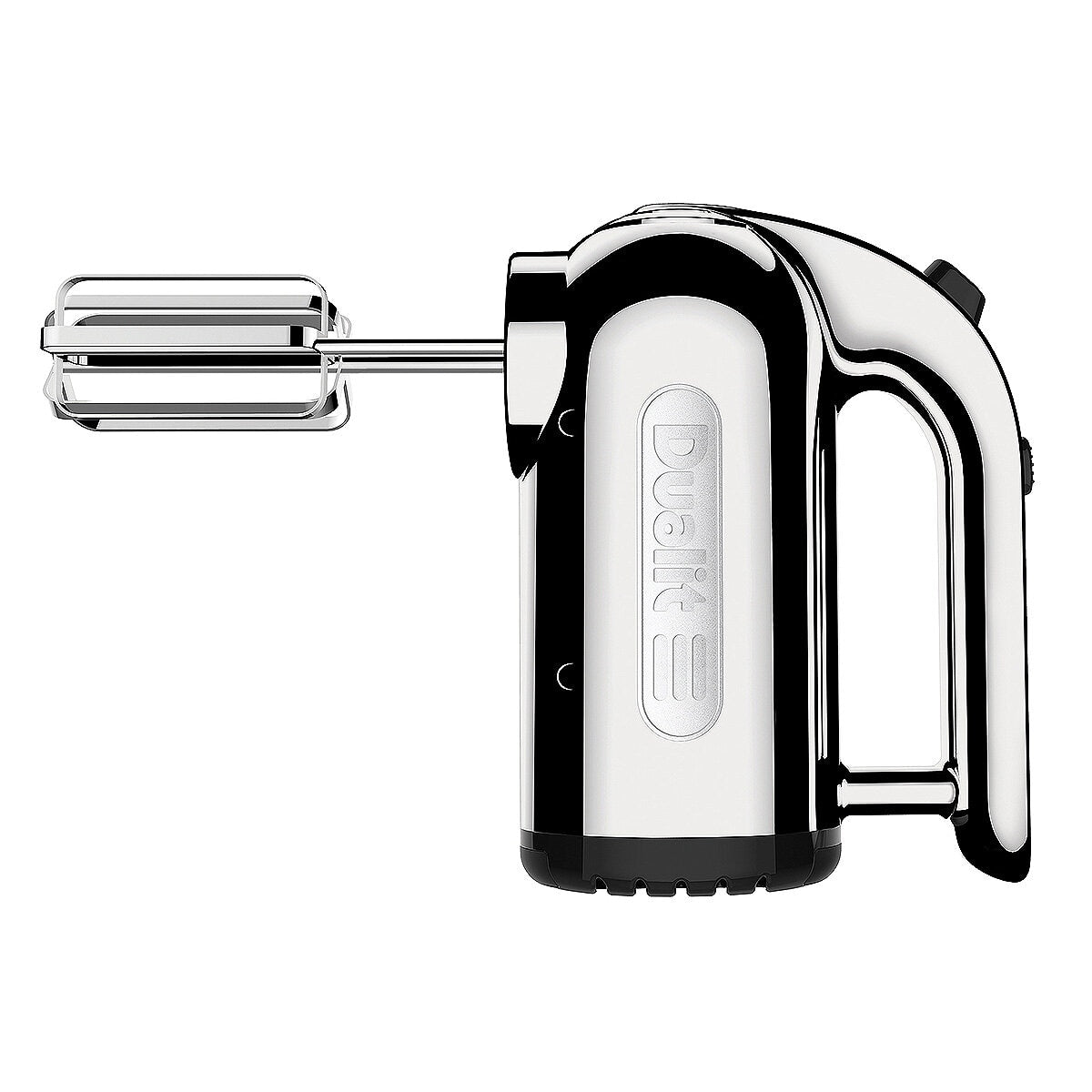 Dualit Hand Mixer 400W DU89360 Powerful 4-Speed Kitchen Tool with Flat Beaters, Dough Hooks, and Balloon Whisk