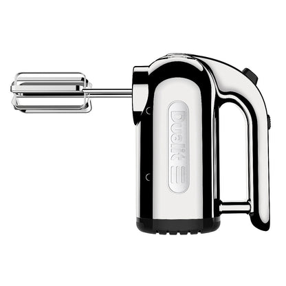 Dualit Hand Mixer 400W DU89360 Powerful 4-Speed Kitchen Tool with Flat Beaters, Dough Hooks, and Balloon Whisk
