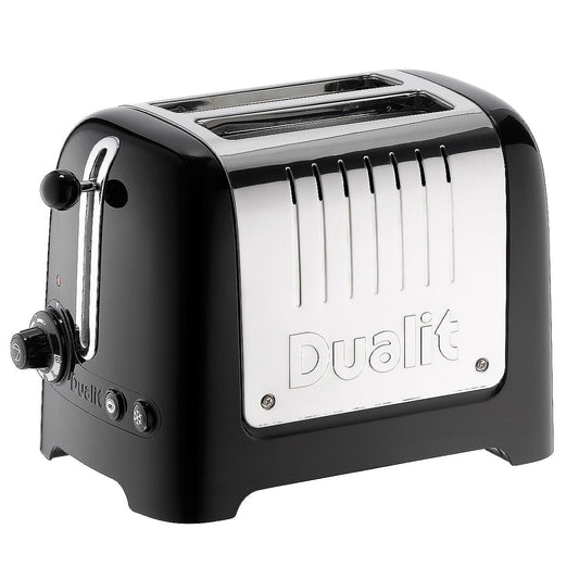 Dualit 2 Slot Lite Toaster DU26208 Black | High Wattage, Extra Wide Slots, Perfect Toast Technology, Bagel & Defrost Functions – view 2