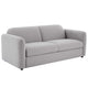 Fresh Industries 2.5 Seater Fabric Sofa with Removable Seat Cushions & Attached Back Cushion – view 3