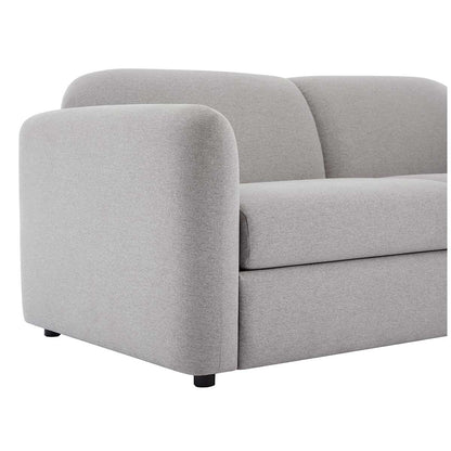 Fresh Industries 2.5 Seater Fabric Sofa with Removable Seat Cushions & Attached Back Cushion