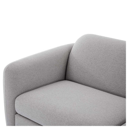 Fresh Industries 2.5 Seater Fabric Sofa with Removable Seat Cushions & Attached Back Cushion