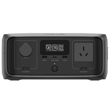 EcoFlow RIVER 3 Portable Power Station EFRIVER3-AU | GaN Technology, 1 Hour Fast Charging, 5 Output Ports, LFP Battery, 300W Total Output