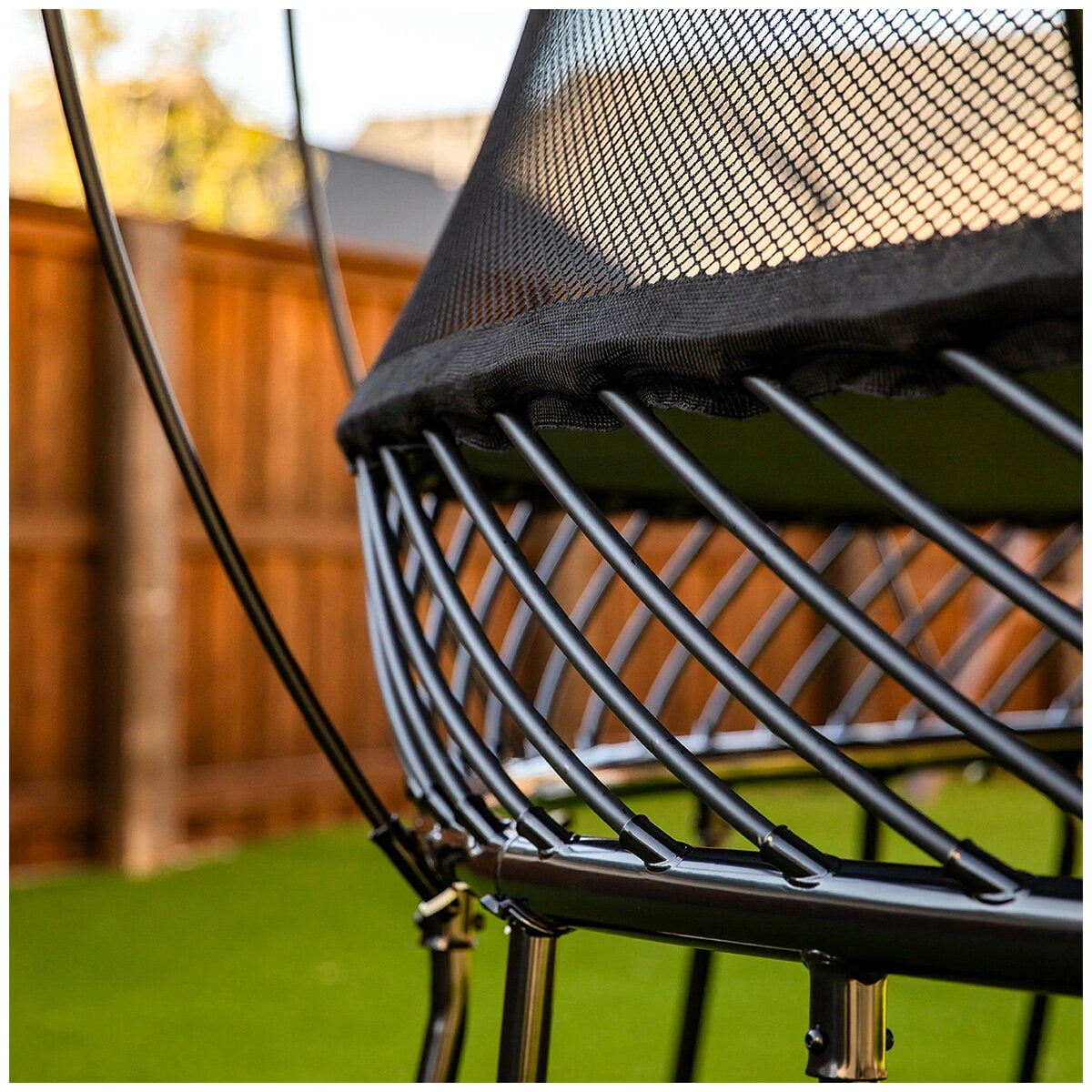 Springfree All Black 3M Medium Round Trampoline Bundles
