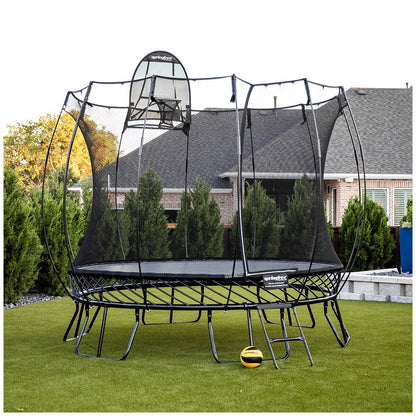Springfree All Black 3M Medium Round Trampoline Bundles