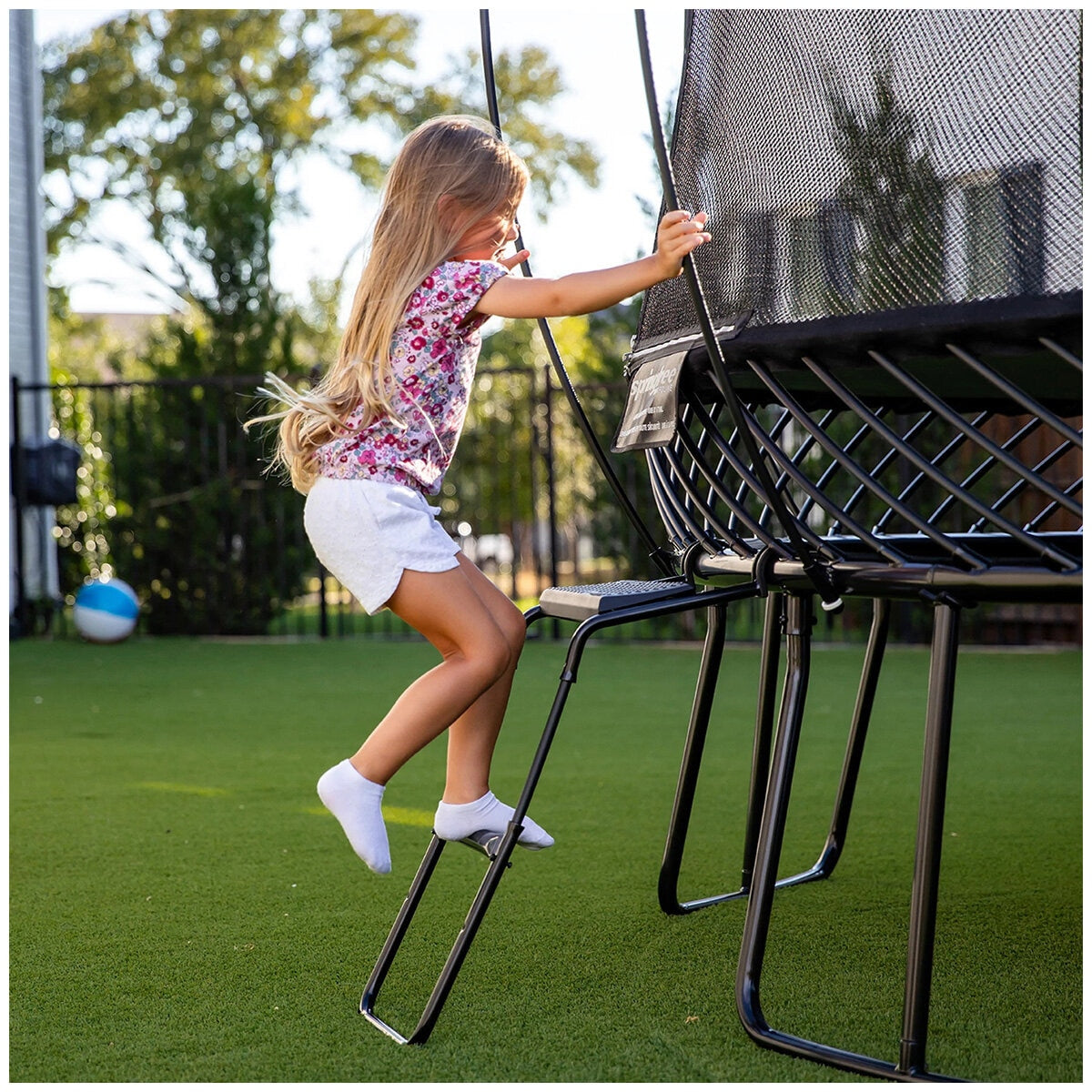 Springfree All Black 3M Medium Round Trampoline Bundles