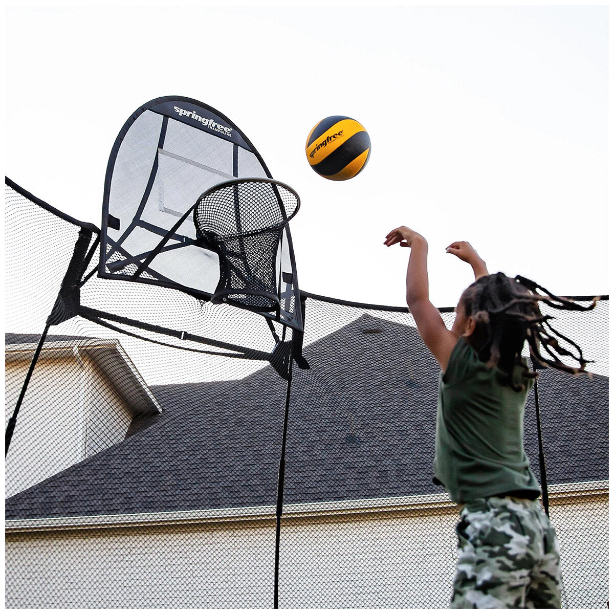 Springfree All Black 3M Medium Round Trampoline Bundles