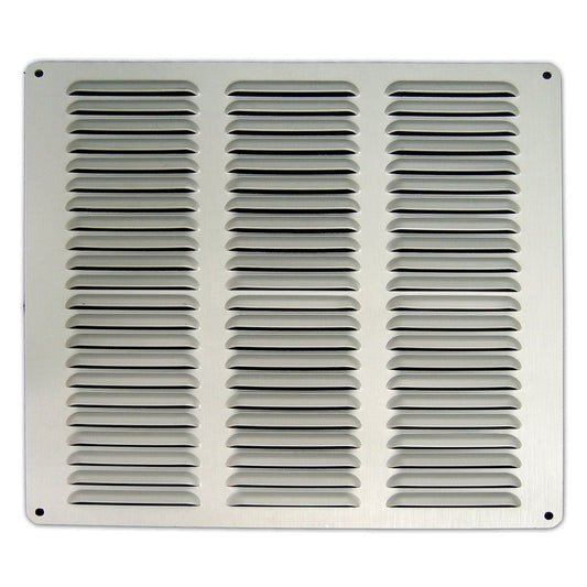Haron Aluminium Wall Vent - 300 x 300mm - Silver - Prevents Dampness - Auzzistore